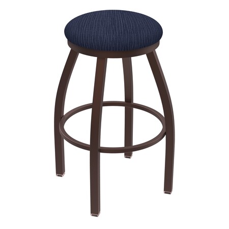 Holland Bar Stool Co 30" Swivel Bar Stool, Brnz Finish, Graph Anchor Seat X802